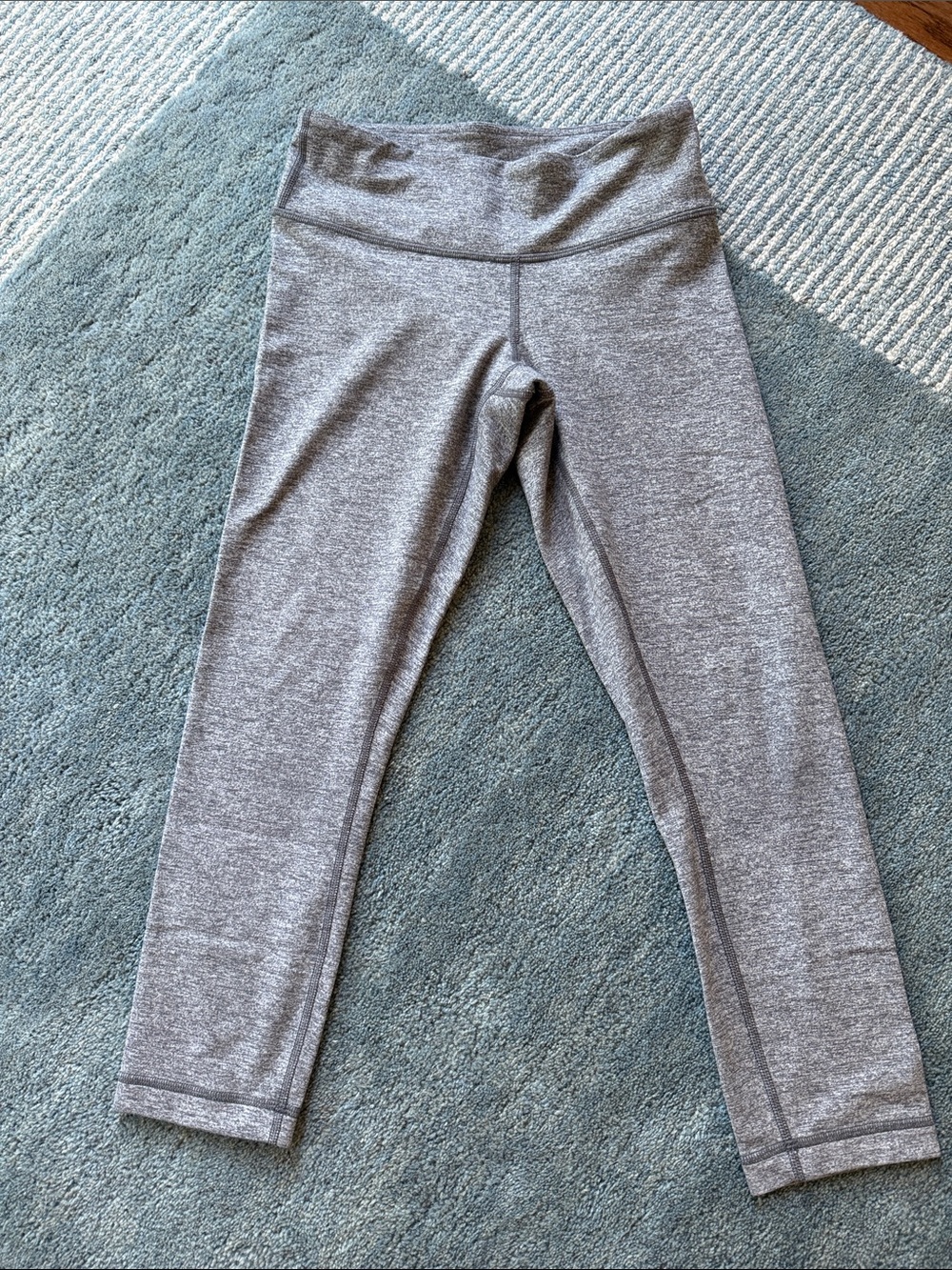 lululemon athletica Heather Gray Performance Leggings
